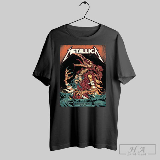 Official Metallica Blacksburg Virginia May 07 2025 World Tour Poster T Shirt