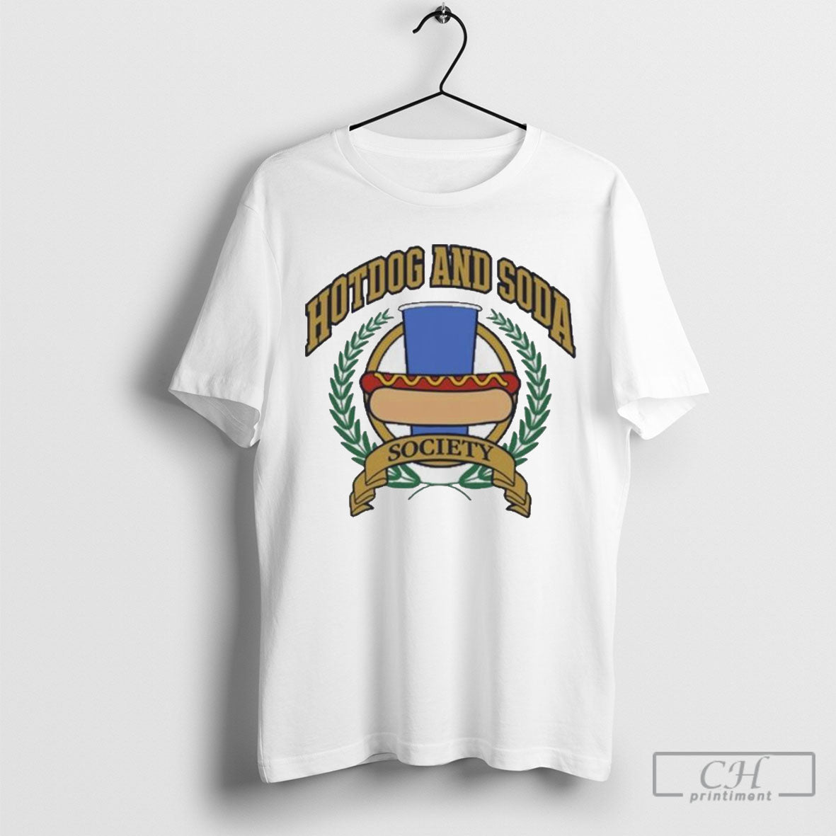 Official Middle Class Fancy Hotdog And Soda Society Shirt Poster Ornaments