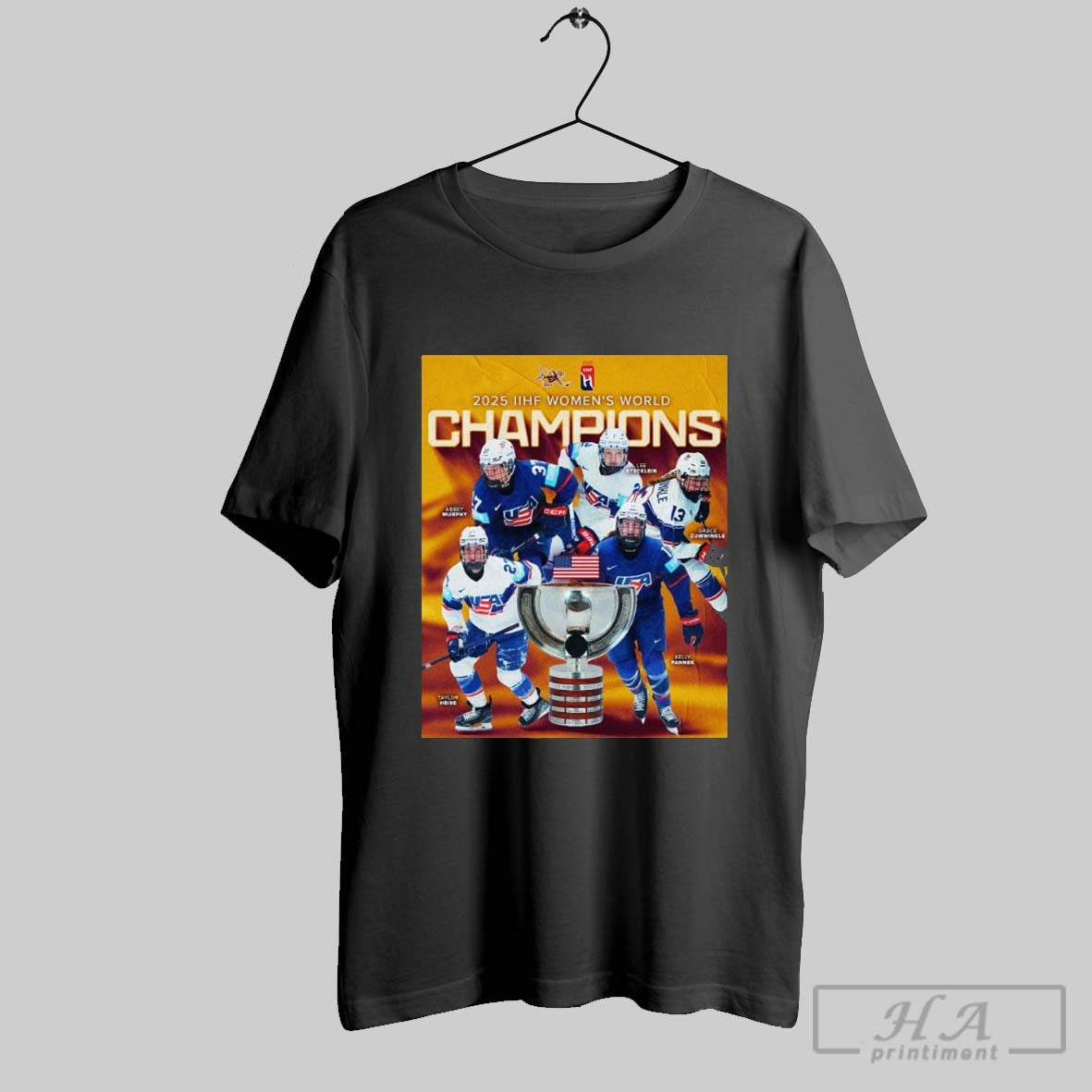 Official Minnesota Golden Gophers 2025 Iihf Womens World Champions Poster T Shirt