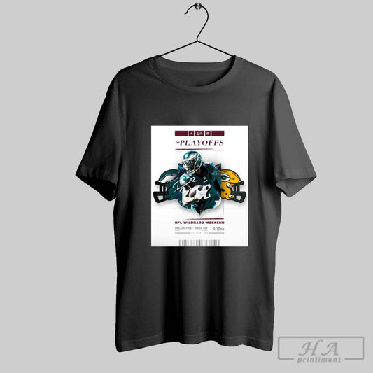 Official Mississippi State Football The Playoffs Nfl Wild Card Weekend Darius Slay Eagles Vs Packers Signature Poster T Shirt
