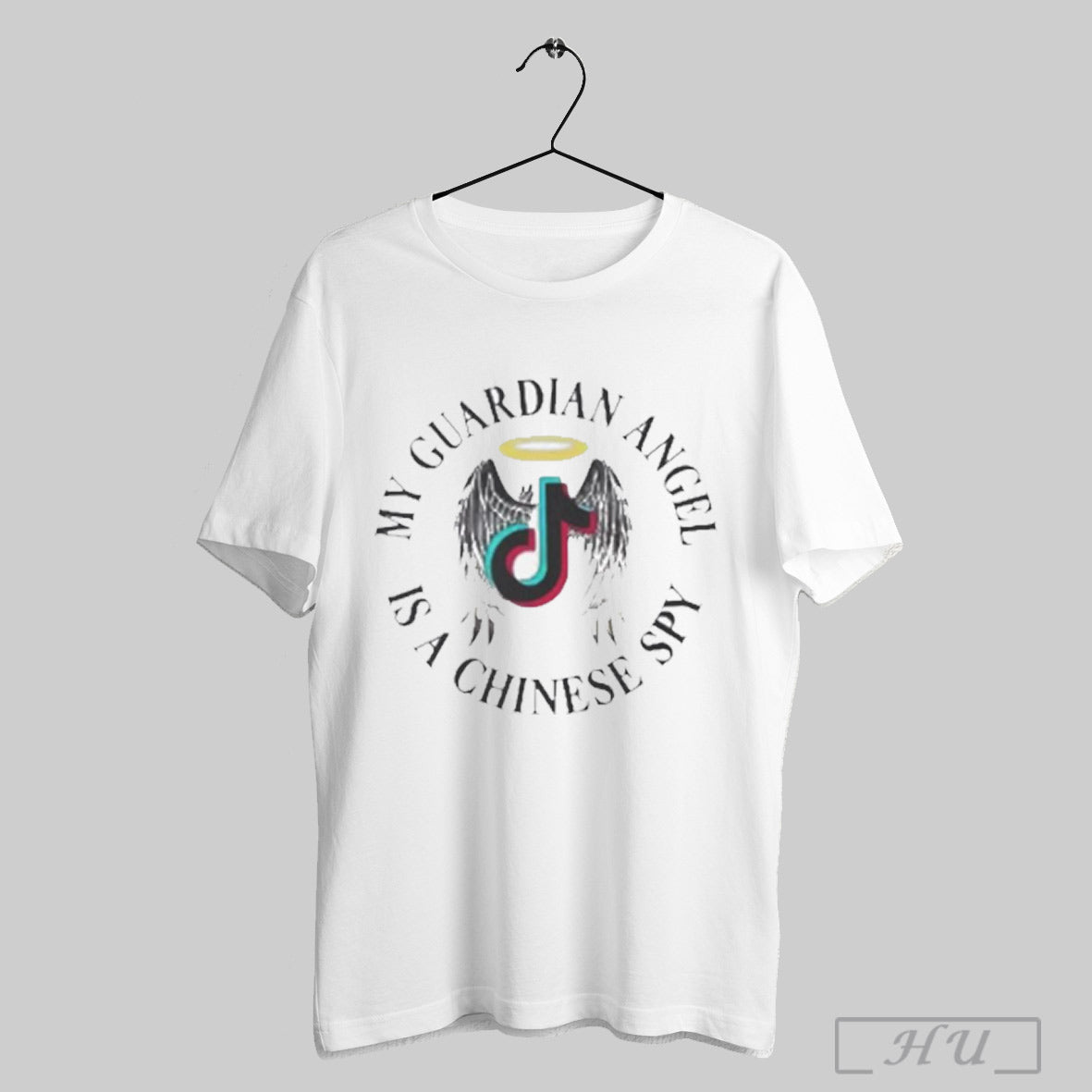Official My Guardian Angel Is A Chinese Spy Tiktok Shirt T Shirt Sweatshirt Hoodies Poster