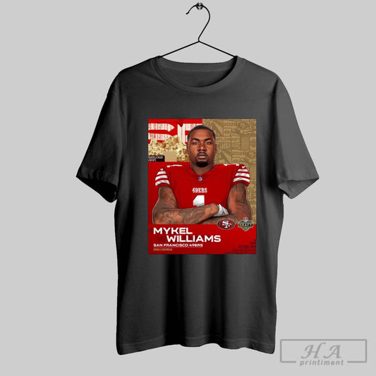 Official Mykel Williams Selected By San Francisco 49ers In 2025 Nfl Draft Edge Georgia Poster T Shirt