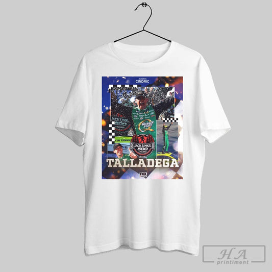 Official Nascar Austin Cindric Scores His Third Career Cup Series Jack Links 500 At Talladega Poster T Shirt