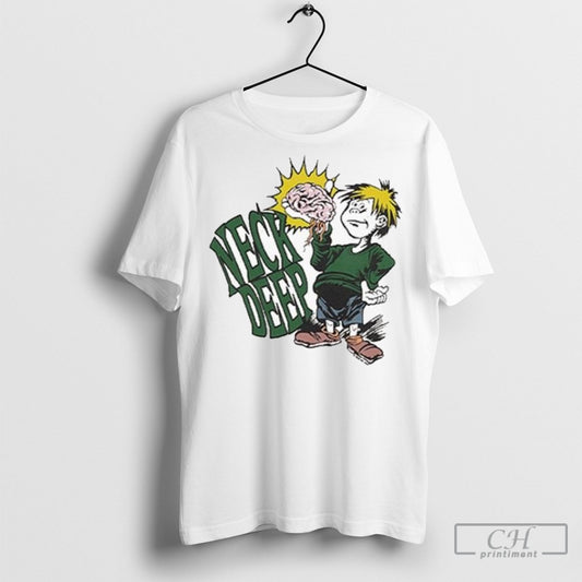 Official Neck Deep They Fuck You Up Your1 Parents Do Brain T Shirt Poster Ornaments