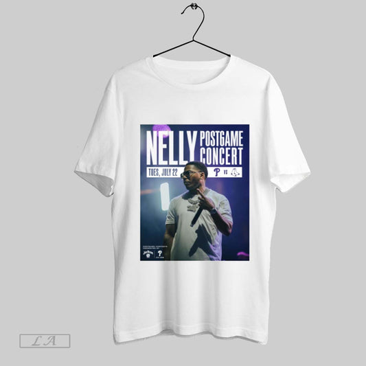 Official Nelly Post Game Concert Tuesday July 22 Philadelphia Phillies Vs Boston Red Sox Poster T Shirt