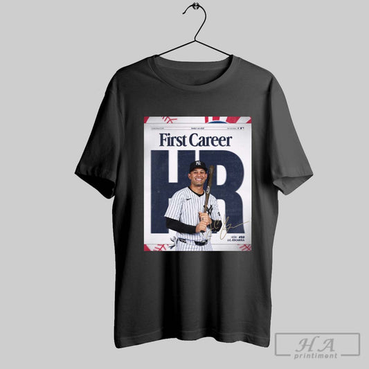 Official New York Yankees Congrats Jc Escarra First Career Hr Rookies On A Roll Signature Poster T Shirt
