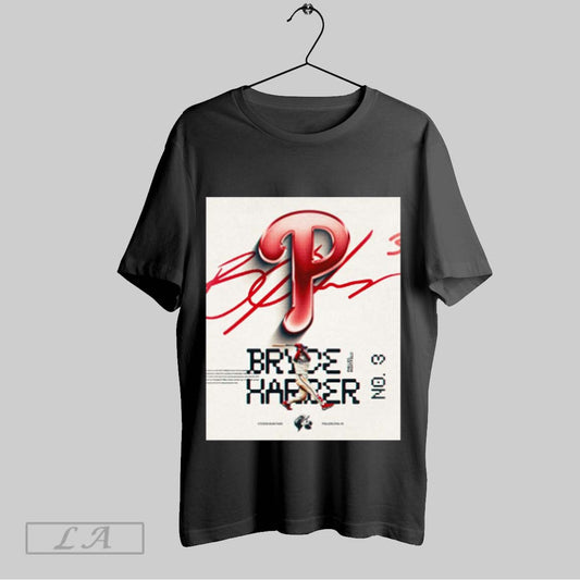 Official No 3 Bryce Harper Philadelphia Phillies Mlb Phillies Right Field Citizens Bank Park Philadelphia Pa Signature Poster T Shirt
