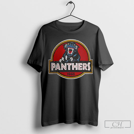 Official Nottingham Panthers Movie Night 2025 Jurassic Park Personalized Hockey Jersey T Shirt Sweatshirt