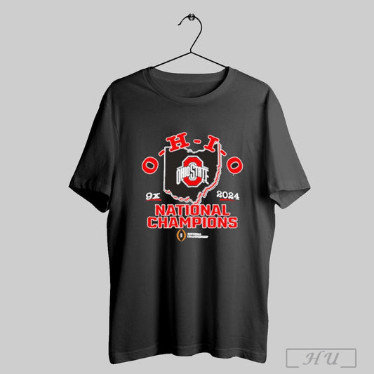 Official Ohio State Buckeyes 9x College Football Playoff 2024 National Champions T Shirt Sweatshirt Poster
