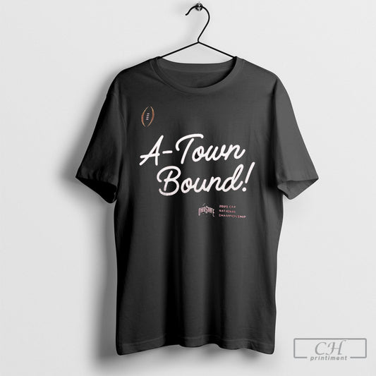 Official Ohio State Buckeyes College Football Playoff 2025 Cfp National Championship A Town Bound Shirt Poster