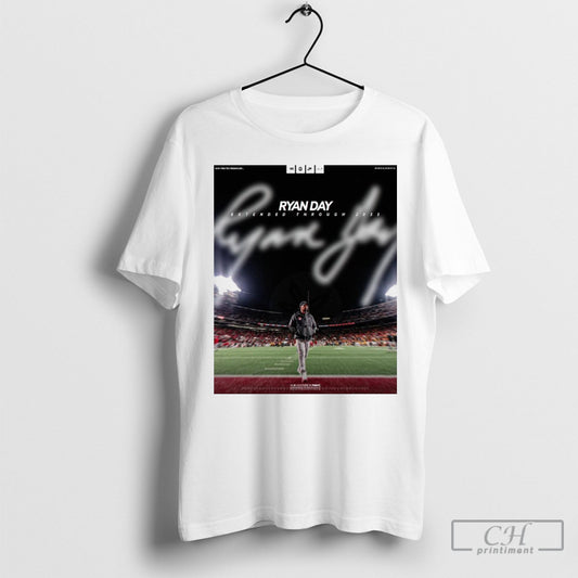 Official Ohio State Buckeyes Football Coach National Champion Ryan Day Extended Through 2031 Shirt Poster Ornaments