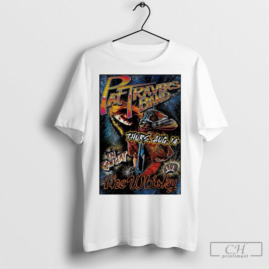 Official Original Pat Travers Band Aug 14 2025 West Hollywood Ca Poster Tee Shirt Sweatshirt