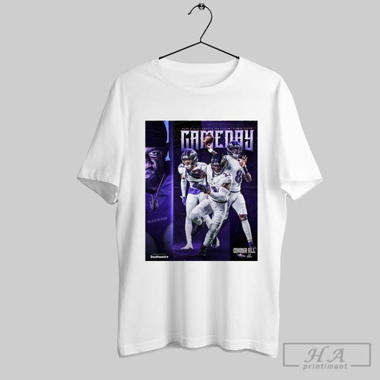 Official Oweh Wiggins Henry Jackson Baltimore Ravens At Buffalo Bills January 19 2025 Highmark Stadium Gameday Conquer All Nfl Playoffs Poster T Shirts