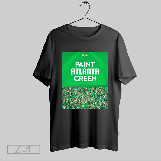 Official Paint Atlanta Green Notre Dame Vs Ohio State Buckeyes Cfp 2025 National Championship Poster T Shirt