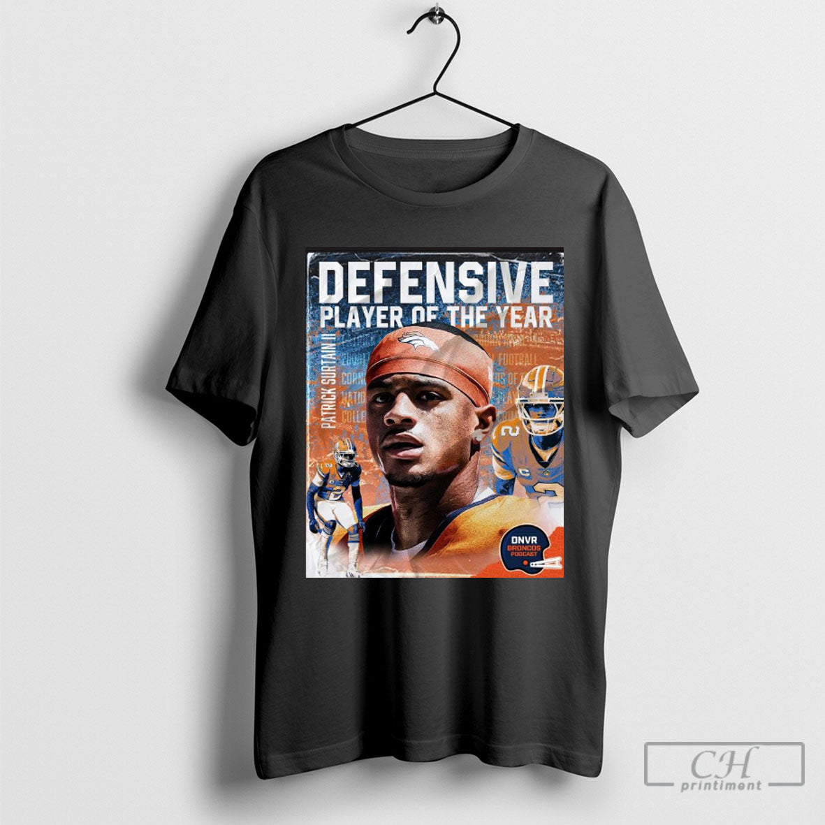 Official Pat Surtain Ii Cb Denver Broncos 2024 Defensive Player The Year The Best Defender In The Nfl Shirt Poster Ornaments