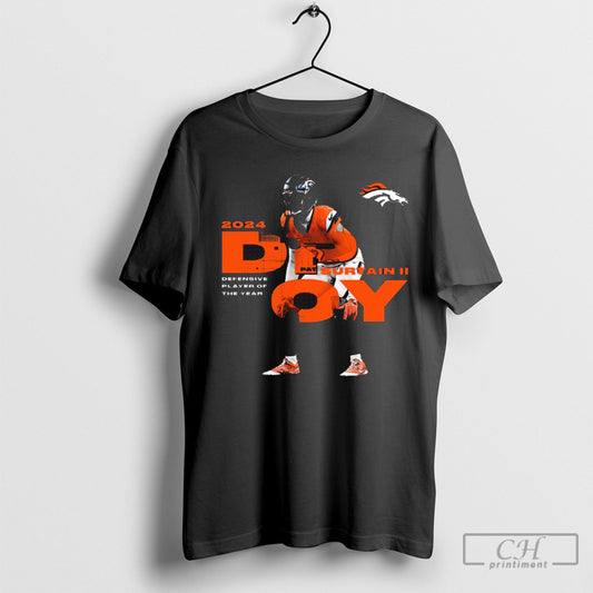 Official Pat Surtain Ii Denver Broncos 2024 Nfl Football Defensive Player Of The Year T Shirt Poster Ornaments