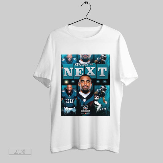Official Philadelphia Eagles Onto The Next Back Flying To The Divisional Round Nfl Playoffs Poster T Shirt