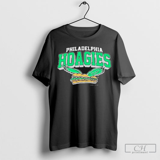 Official Philadelphia Eagles Philly Hoagies Cracked Bell Shirt Poster