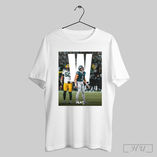 Official Philadelphia Eagles Win Green Bay Packers Nfl Wild Card Jan 12 2025 Lets Hunt Poster T Shirt