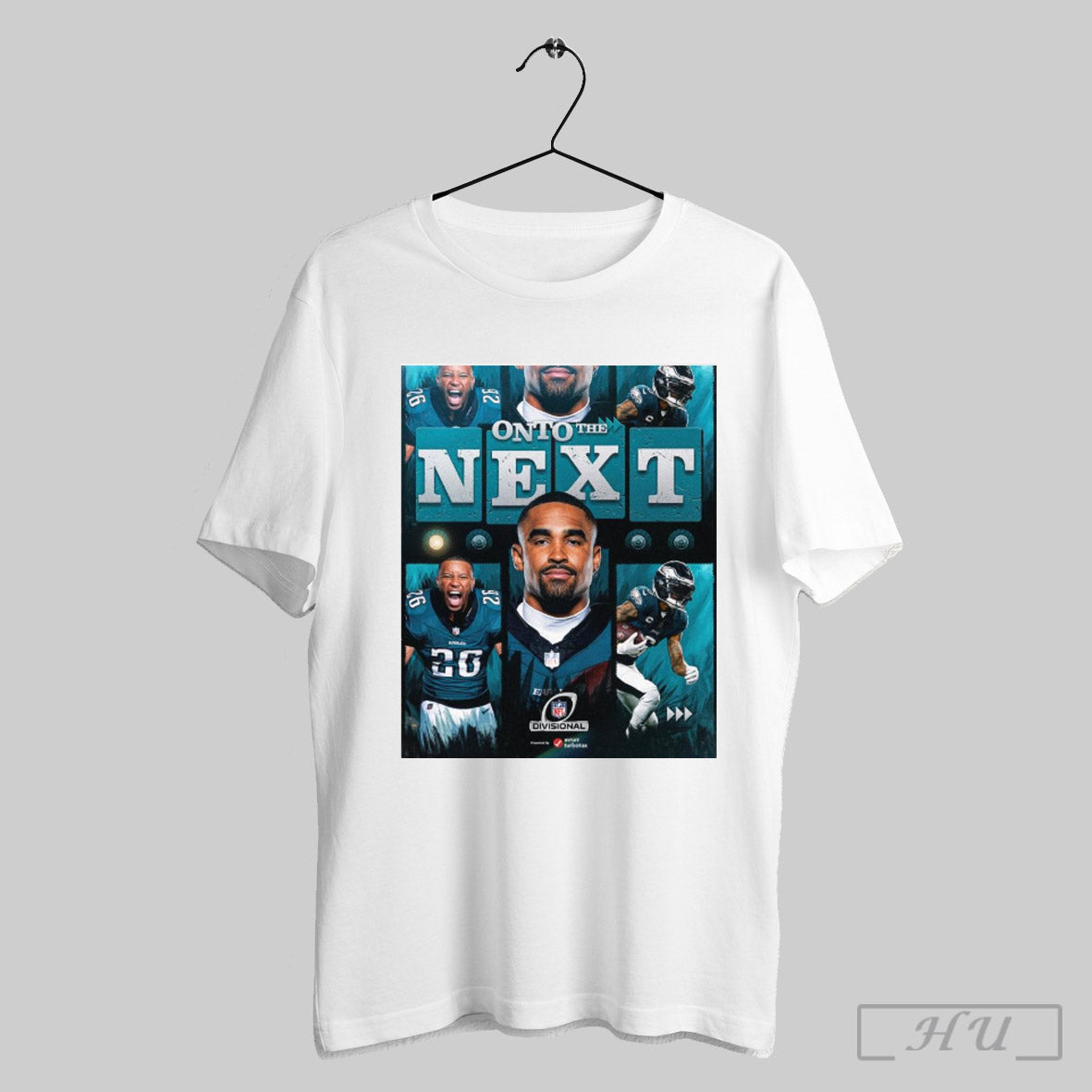 Official Philadelphia Eagles Beat Green Bay Packers In Wild Card Round Onto The Next Nfl Divisional Poster T Shirt