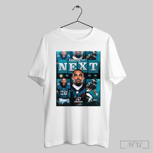 Official Philadelphia Eagles Beat Green Bay Packers In Wild Card Round Onto The Next Nfl Divisional Poster T Shirt