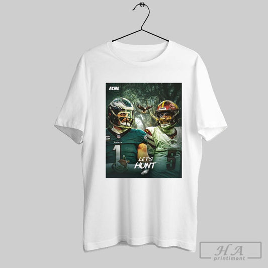 Official Philadelphia Eagles Vs Washington Commanders Lets Hunt Nfc Championship Game Sunday Poster T Shirts