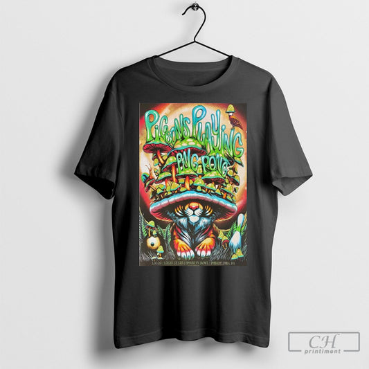 Official Pigeons Playing Ping Pong Tour Jan 30 31 And Feb 1 2025 Brooklyn Bowl In Philadelphia Pa T Shirt Poster Ornaments