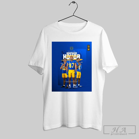 Official Pittsburgh Panthers 2025 Hampshire Honor Society Rashad Battle Jake Overman Cam Guess Poster T Shirt