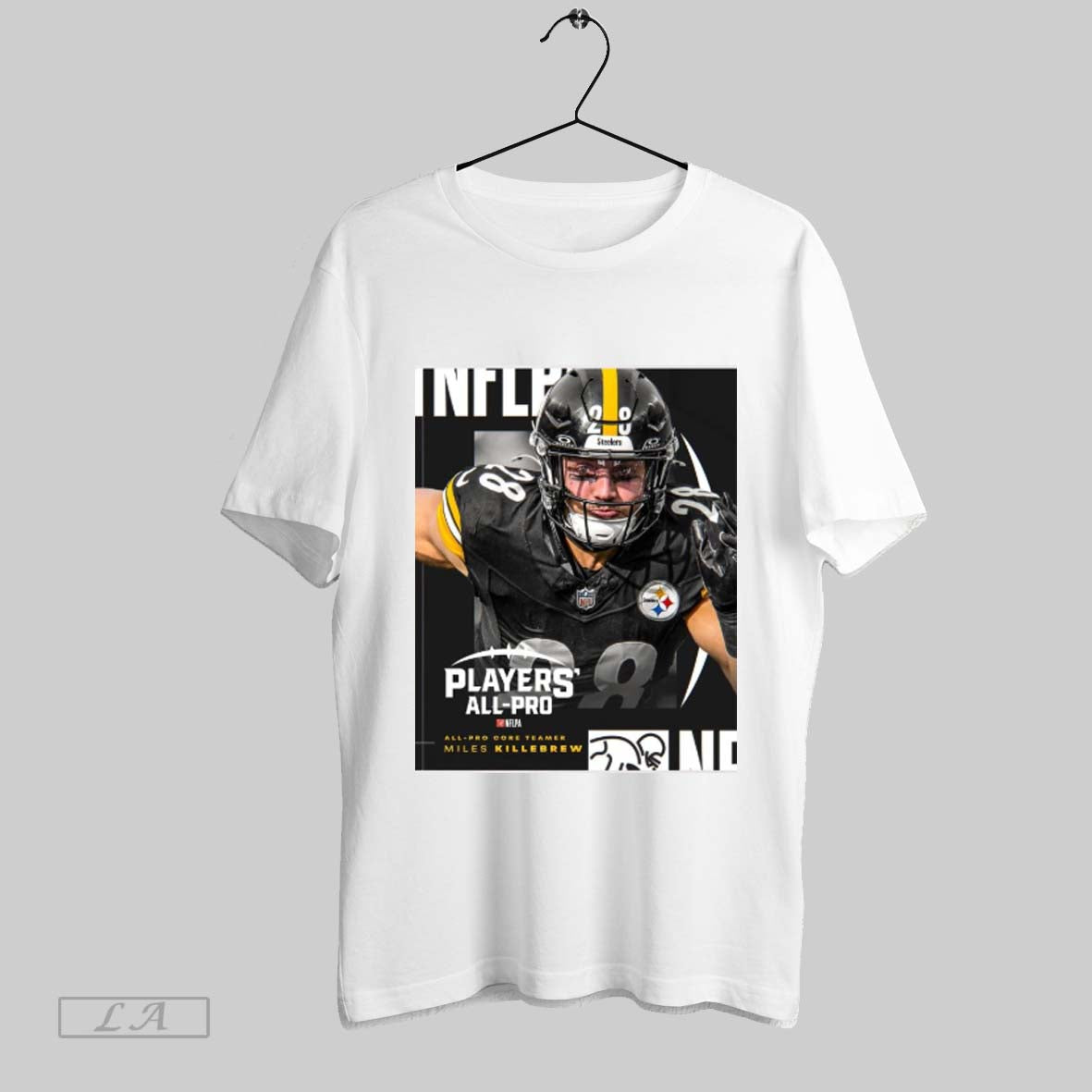 Official Pittsburgh Steelers All Pro Core Teamer Miles Killebrew First Team Players All Pro Nflpa Poster T Shirt