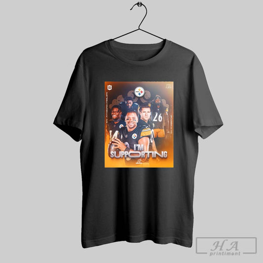 Official Pittsburgh Steelers Vs Baltimore Ravens Im Supporting Afc Number Six Seed Nfl Playoffs 2024 Poster T Shirt