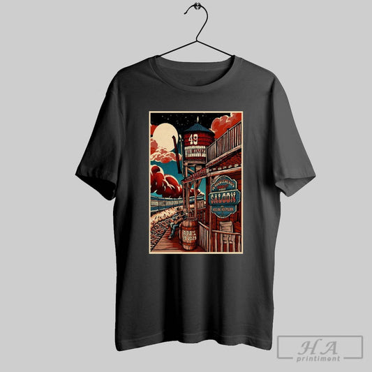 Official Poster 49 Winchester April 19th 2025 Knuckleheads Kansas City Missouri Event Tour T Shirt