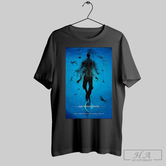 Official Poster A Perfect Circle Midflorida Credit Union Amphitheatre Tampa Fl May 8 2025 Concert T Shirt