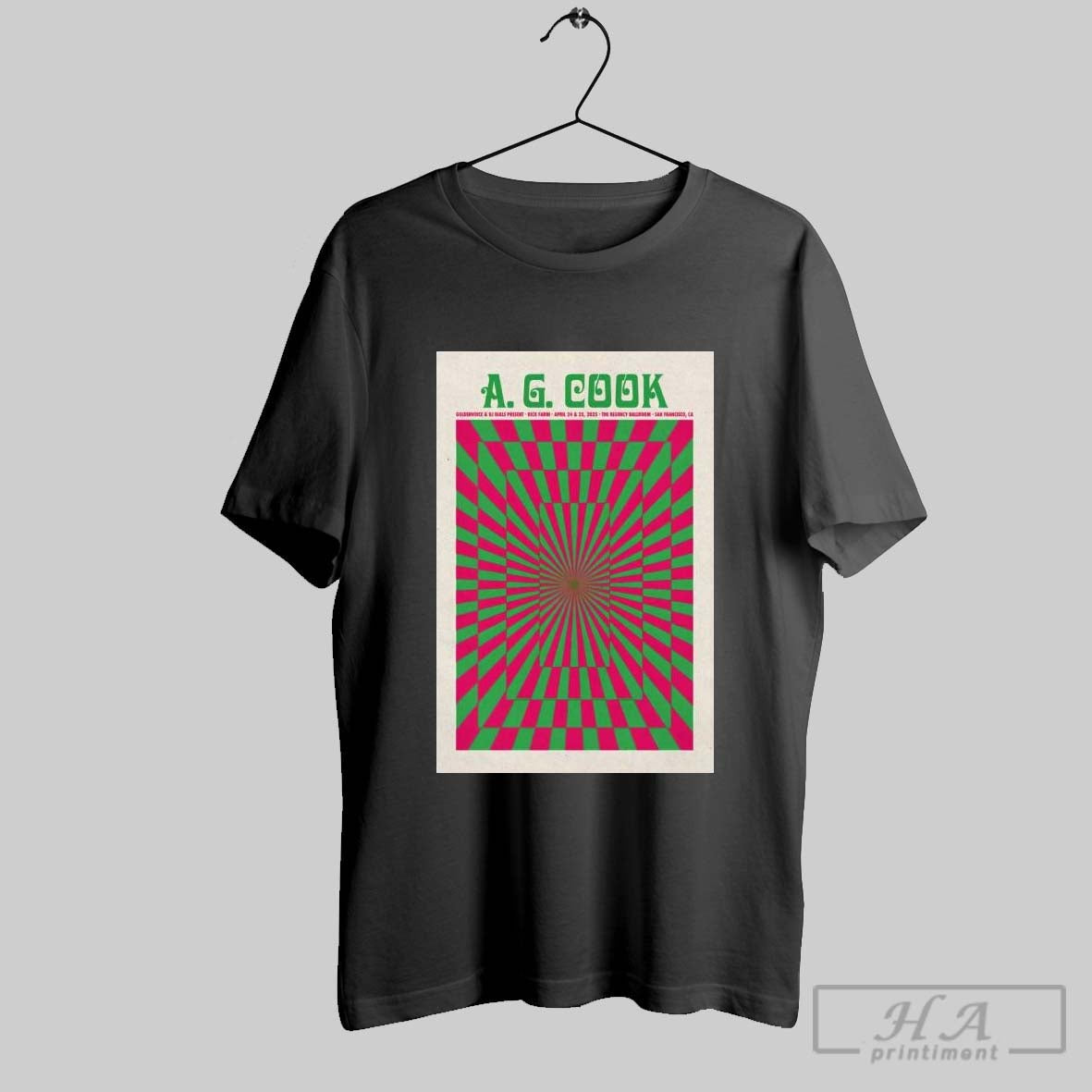 Official Poster A G Cook Regency Ballroom San Francisco Ca Apr 24 25 2025 Tour T Shirt
