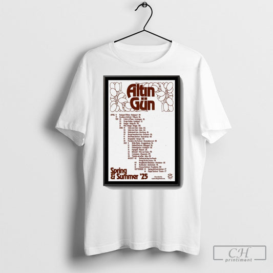 Official Poster Altin Gun Tour Spring Summer 2025 Shirt