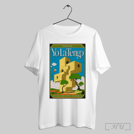 Official Poster An Evening With Yo La Tengo Pappy Harriets Pioneertown Ca May 7 2025 T Shirt