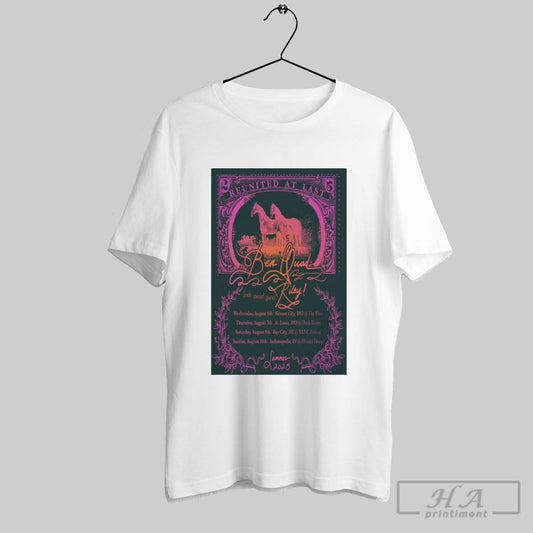 Official Poster Ben Quad Reunited At Last Summer Tour 2025 T Shirt