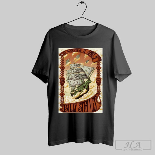 Official Poster Billy Strings April 5 2025 The St Augustine Amphitheatre Tour T Shirt