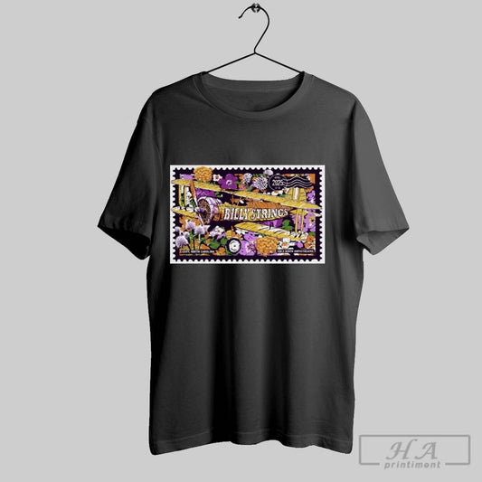 Official Poster Billy Strings At Koka Booth Amphitheatre In Cary Nc On April 17 19 2025 Tour T Shirt