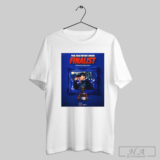 Official Poster Boise State Broncos Paul Bear Bryant Award Finalist Spencer Danielson T Shirt