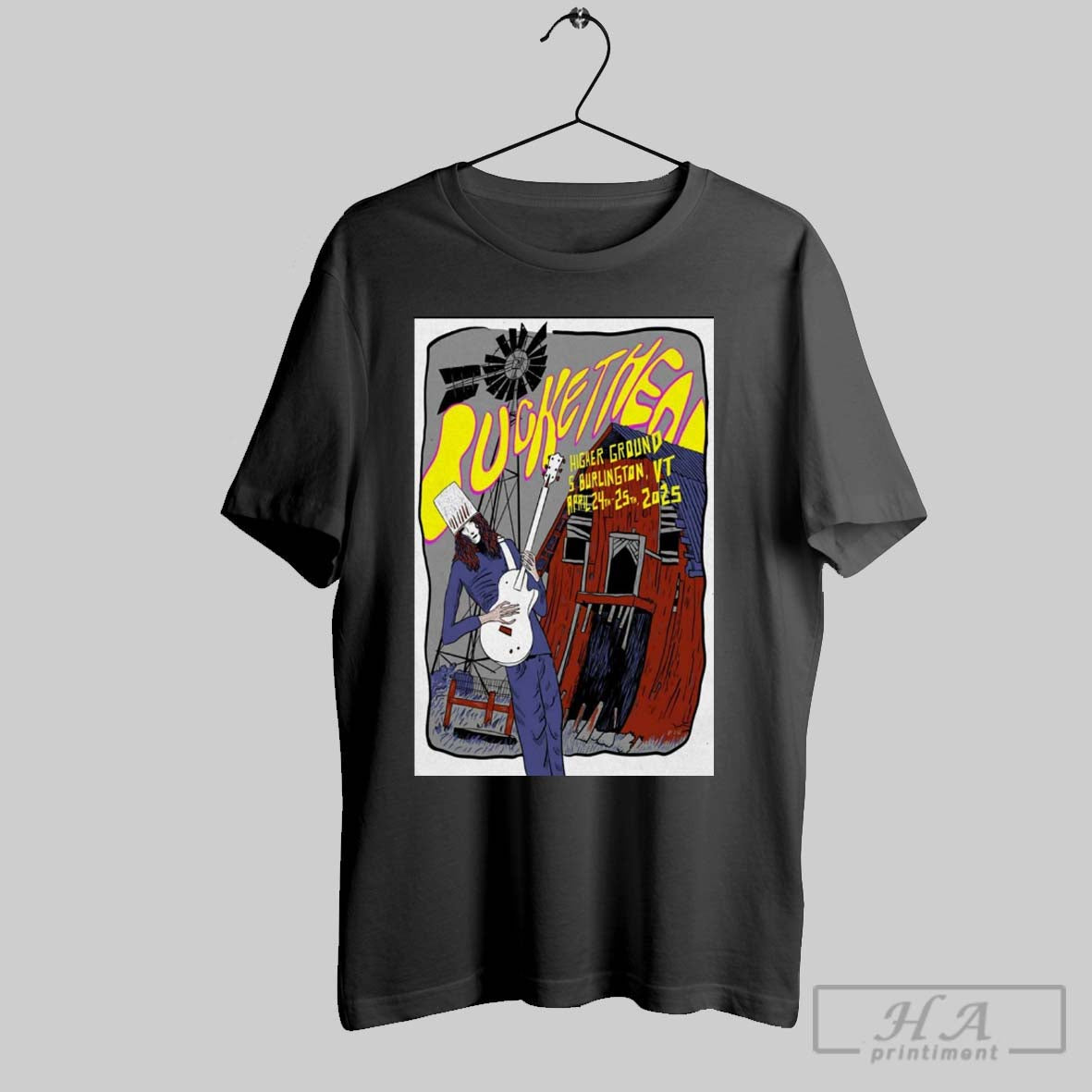 Official Poster Buckethead Higher Ground Music Hall South Burlington Vt April 24 25 2025 T Shirt