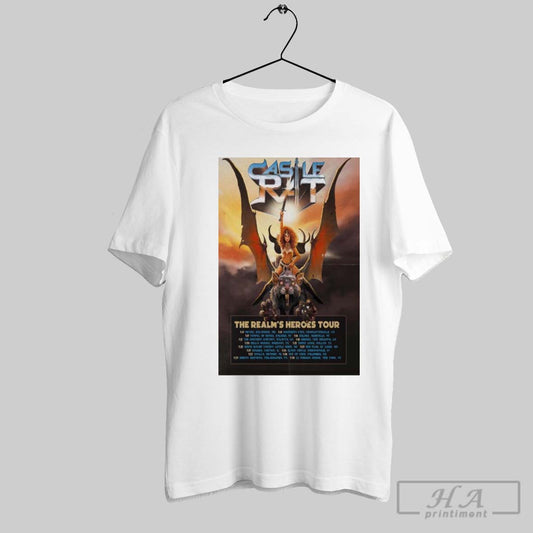 Official Poster Casile Rat The Realms Heroes 2025 Tour T Shirt