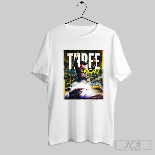 Official Poster Christopher Bell Ring The Bell Three Times Joe Gibbs Racing Nascar 2025 T Shirt