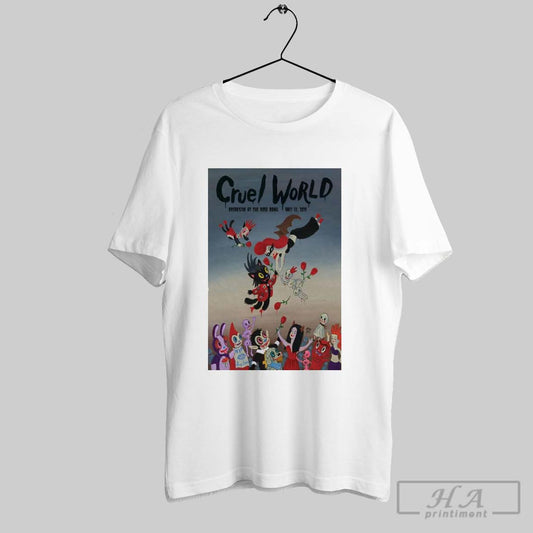 Official Poster Cruel World Brookside Golf Course Pasadena Ca May 17 2025 Tour T Shirt