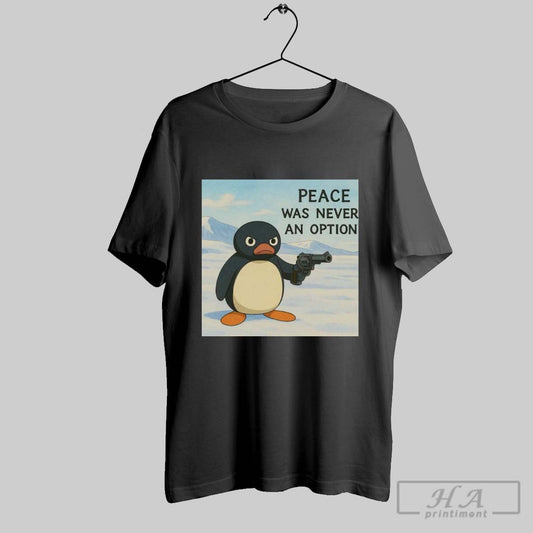 Official Poster Darth Dawg Jnr Peace Was Never An Option Penguins Painting T Shirt