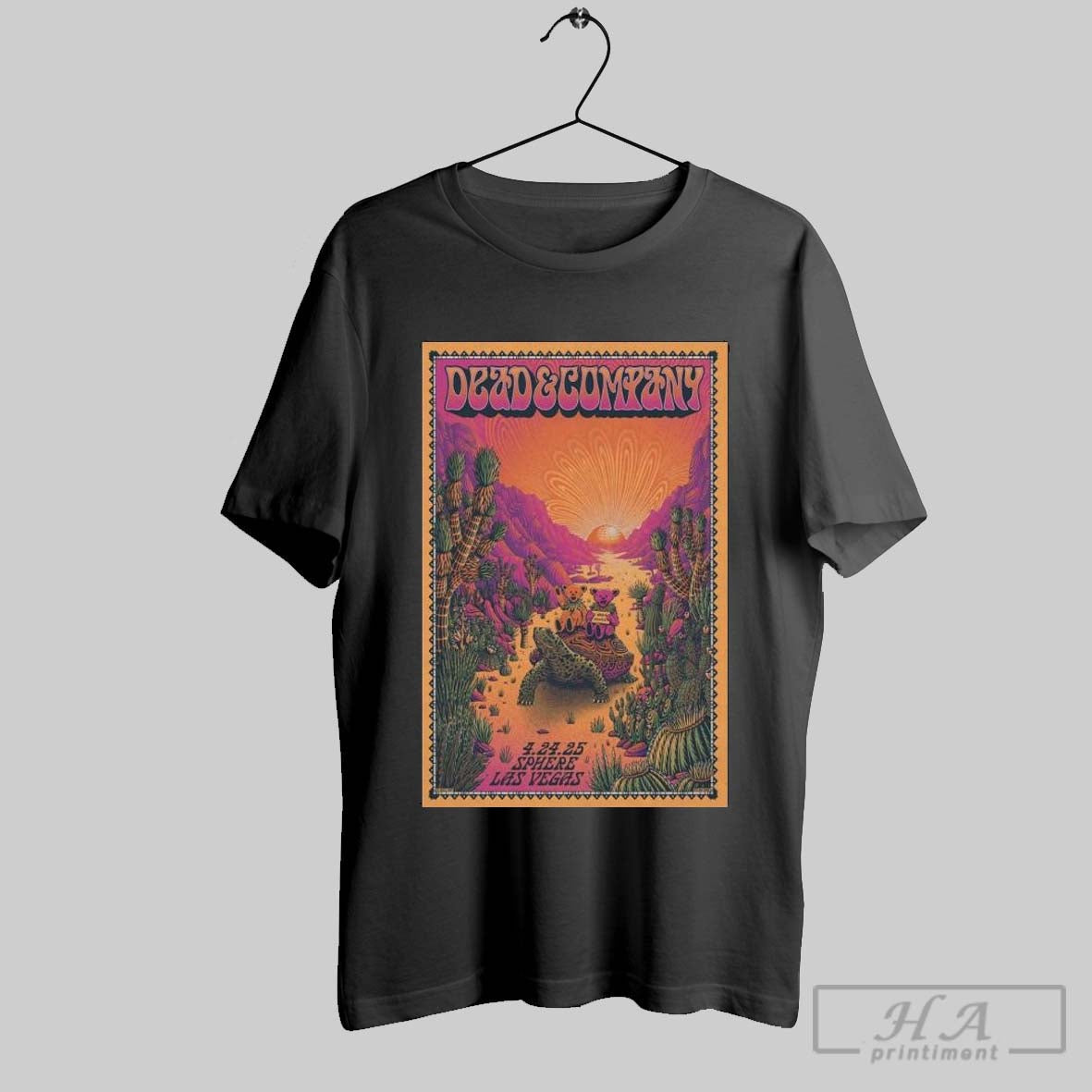 Official Poster Dead Company Apr 24 2025 Sphere Las Vegas Nv Event T Shirt