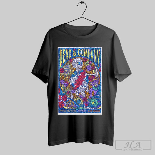 Official Poster Dead Company At Sphere In Las Vegas Nv On Apr 26 2025 Tour T Shirt