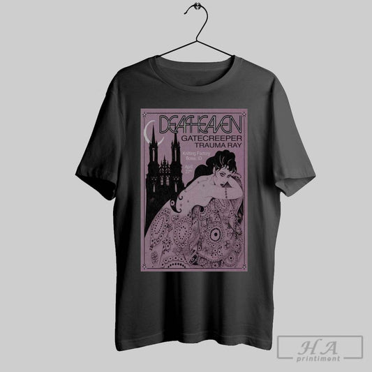 Official Poster Deafheaven Tour Apr 27 2025 Knitting Factory Boise Id T Shirt