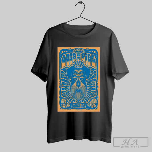 Official Poster Dogs In A Pile At Jannus Live In St Petersburg Fl On April 25 2025 Tour T Shirt