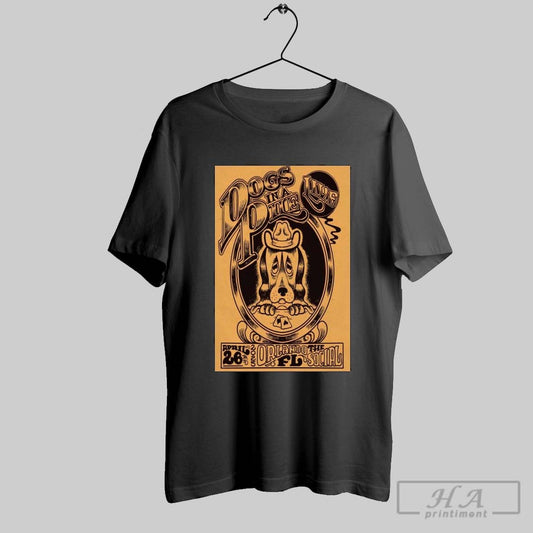 Official Poster Dogs In A Pile The Social Orlando Fl Apr 26 2025 Concert T Shirt