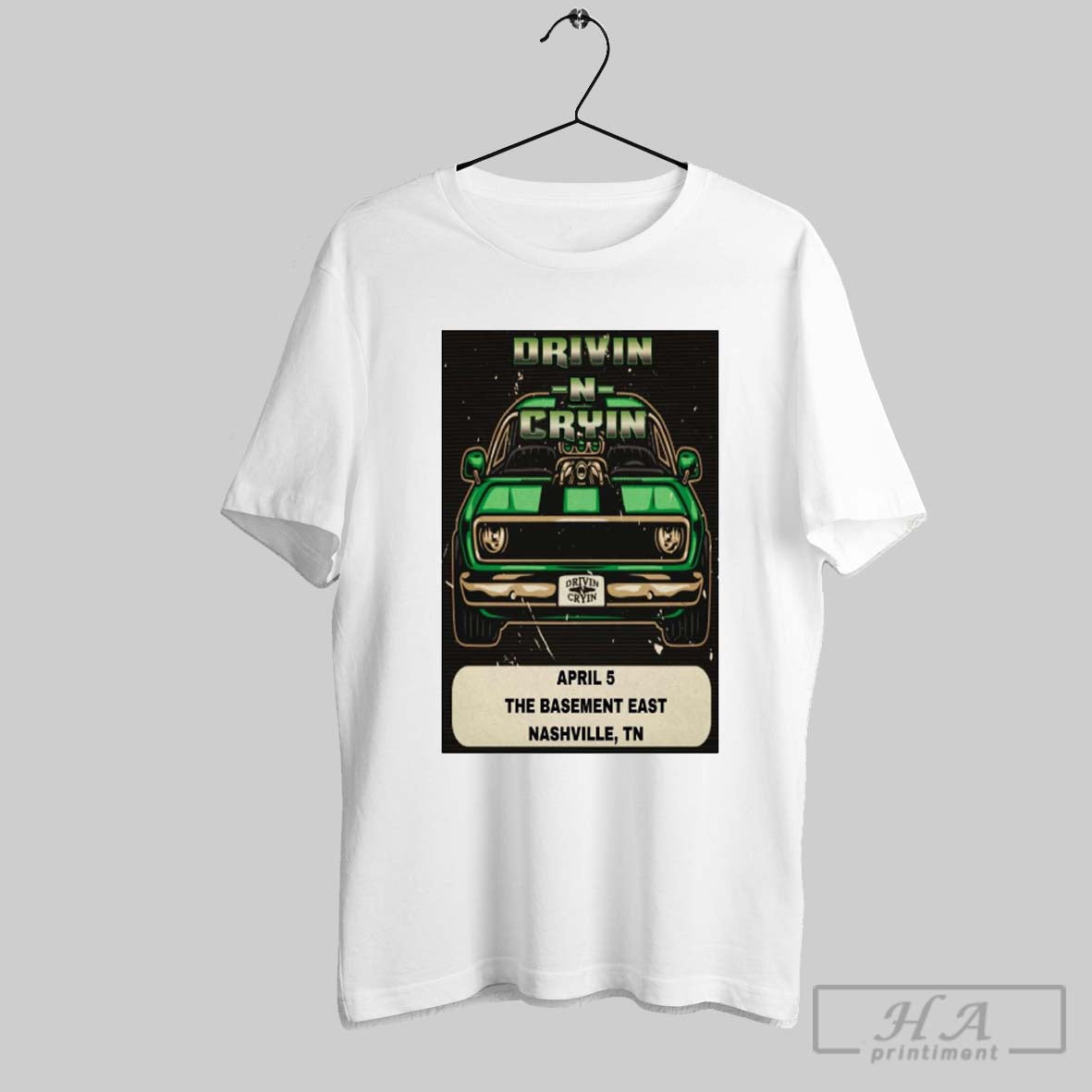 Official Poster Drivin N Cryin April 5 2025 The Basement East In Nashville Tn T Shirt